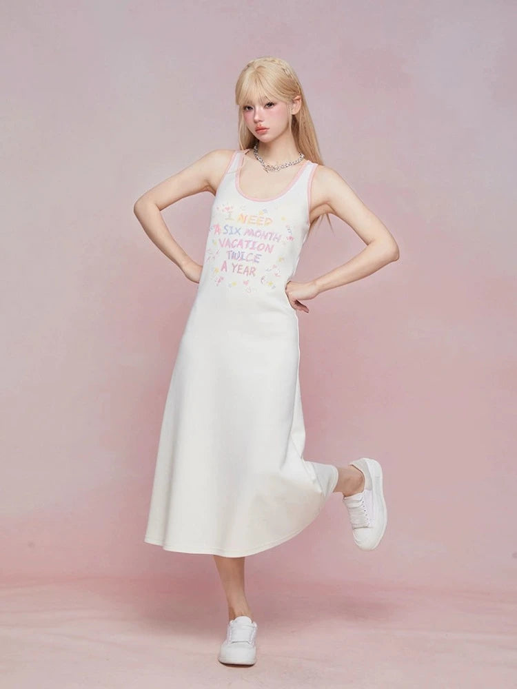 Sleeveless casual dress【s0000008949】 Tunics Handmade artisanal