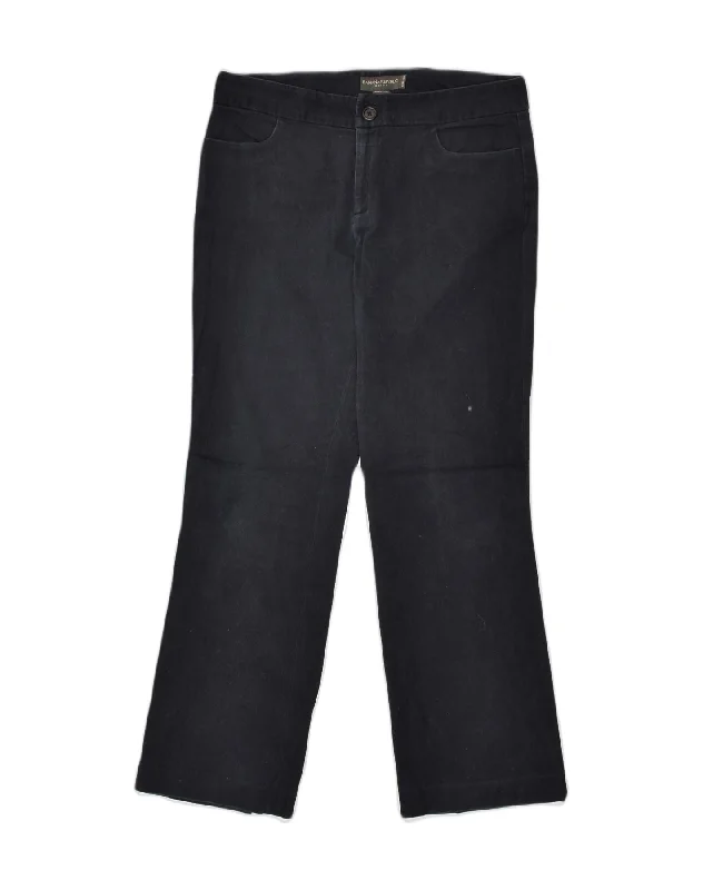 BANANA REPUBLIC Womens Casual Trousers US 10 Large W32 L29 Navy Blue Trousers sophisticated sleek