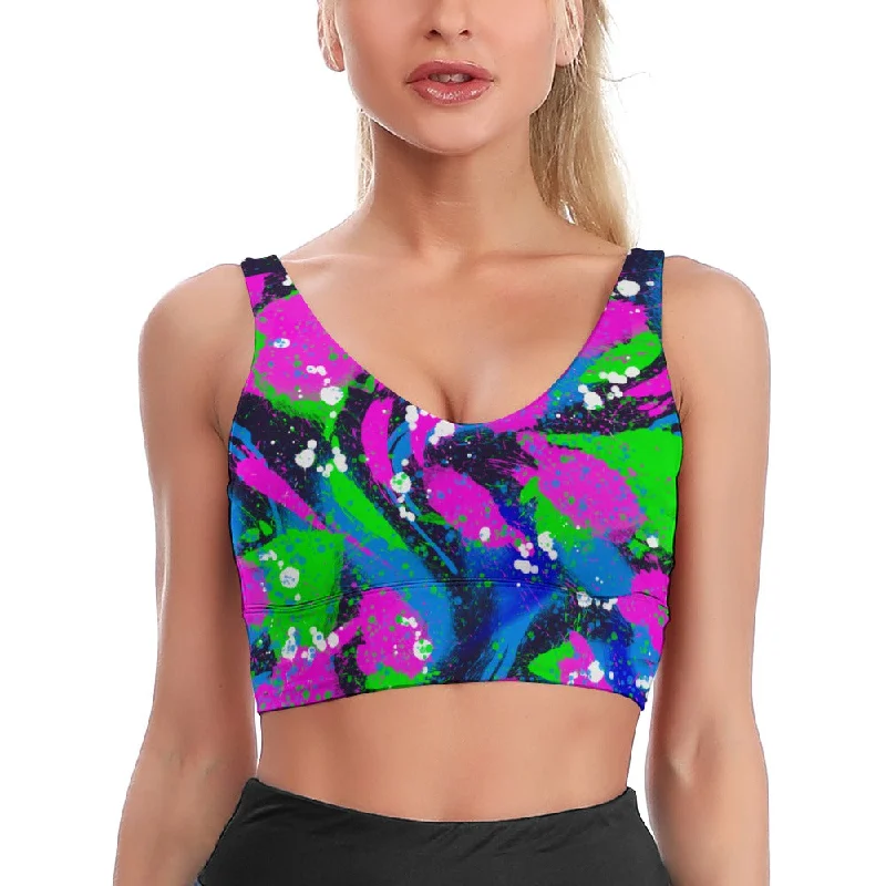 Saved By The Rave Crop Top Plaid Crop Top Polka Dot Checkered