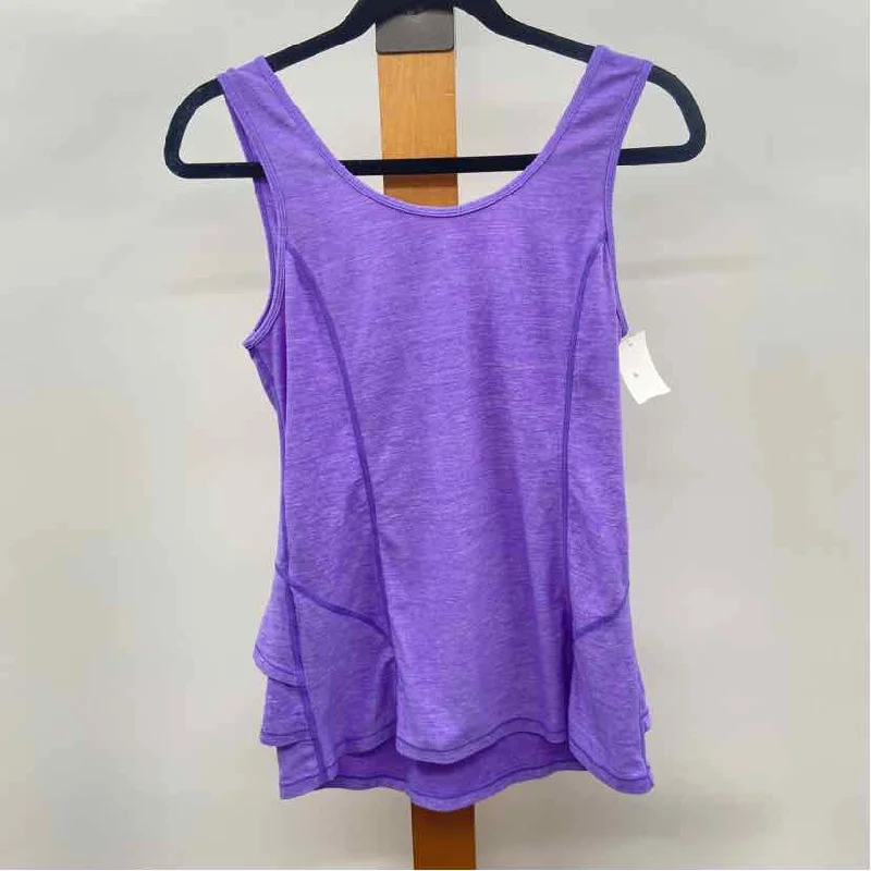 Lululemon Women's Size 6 Lilac Heathered Tank lace tank top