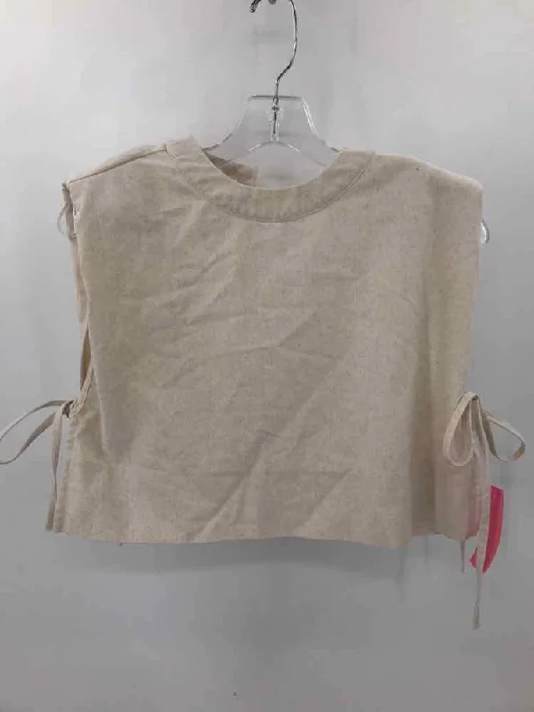 Pre-Owned COMMENSE Ivory Size Large Tank Top pastel tank top