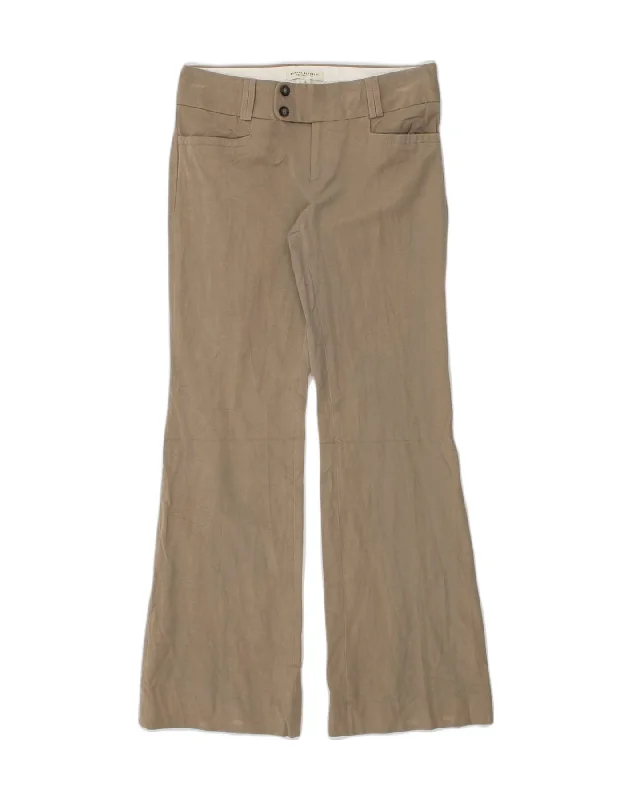 BANANA REPUBLIC Womens Flare Casual Trousers US 6 Medium W31 L31 Beige Trousers Essential Wardrobe