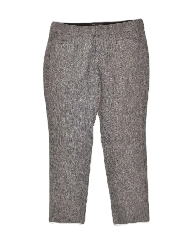 BANANA REPUBLIC Womens Slim Casual Trousers US 2 XS W28 L24 Grey Cotton Trousers fashionable trendy