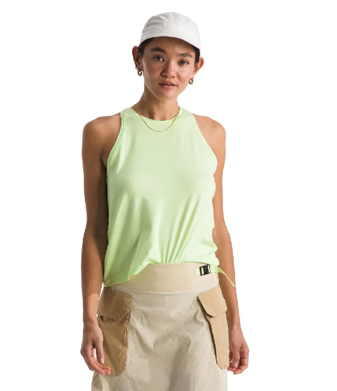 'The North Face' Women's Dune Sky Standard Tank - Astro Lime fitness tank top