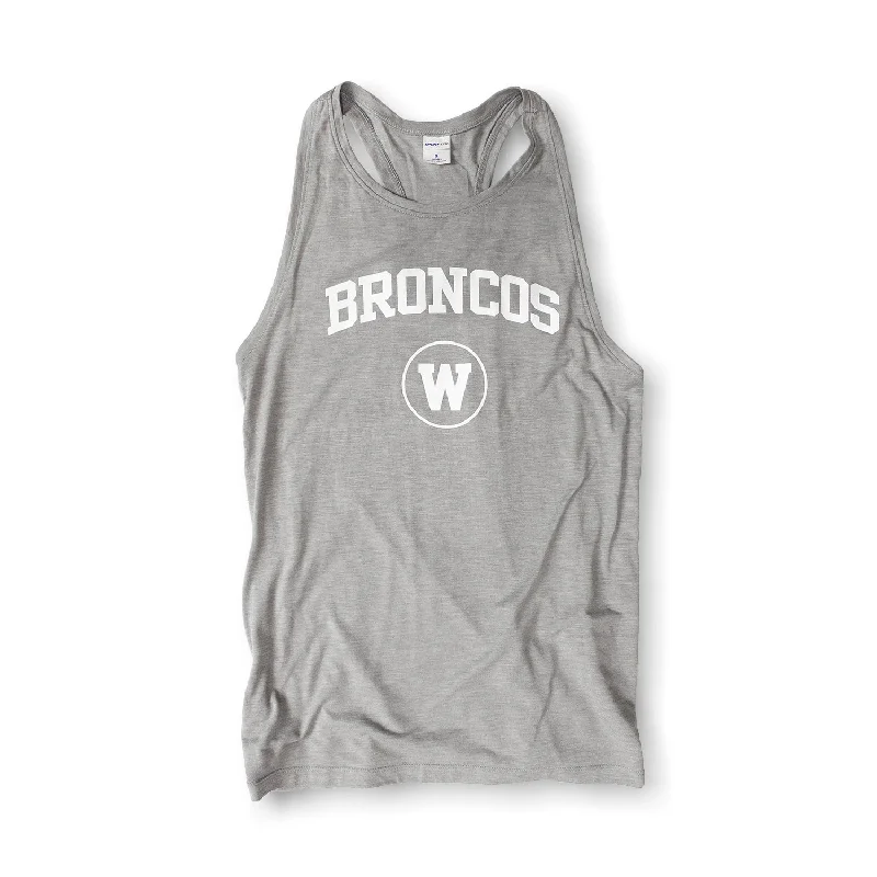 Broncos W Racerback Tank long tank top