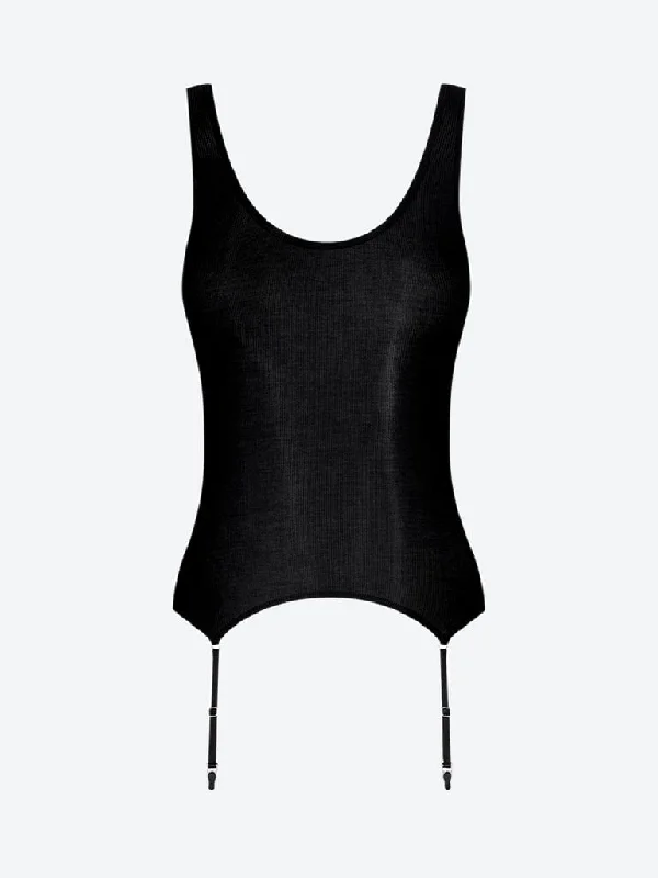 La femme amazone  - tank top with suspenders strappy tank top