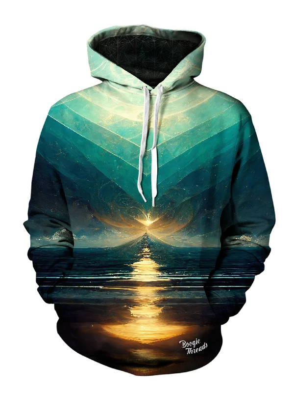 Bewildered Discovery Unisex Pullover Hoodie Hoodie with Turtle Neck Cozy Winter