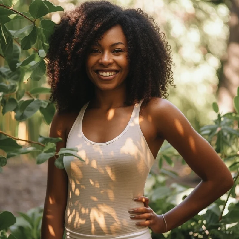 Natural Tranquility Organic Cotton Tank Top chic tank top