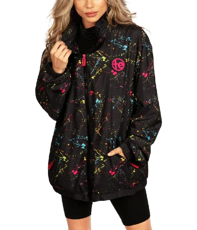 Women's Neon Nightcrawl Windbreaker Jacket Fleece Jacket Down Jacket Feather Jacket