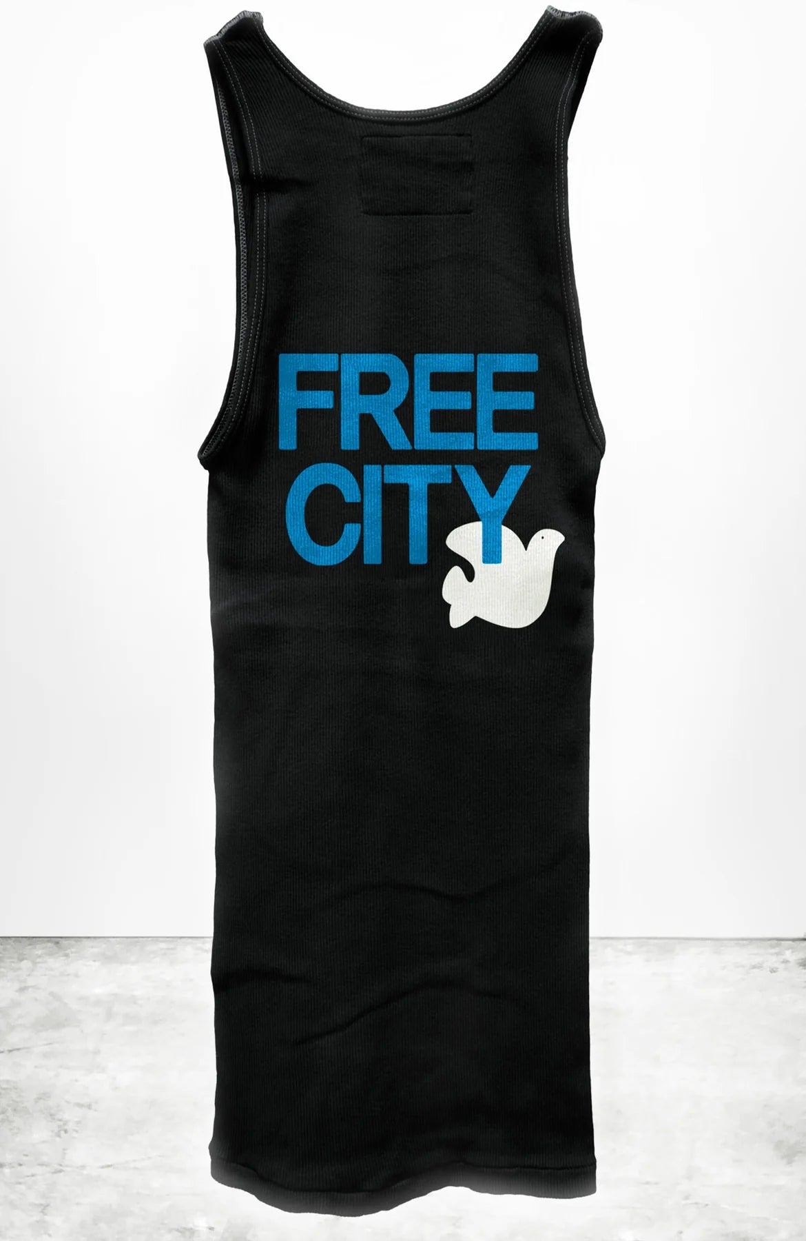 FREECITY RTU/1999 SUPERVINTAGE TANK - SUPERBLACK tie dye tank