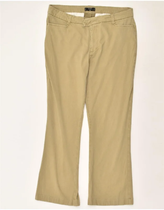 LEE Womens Bootcut Casual Trousers US 16 2XL W36 L29  Beige Cotton Trousers Review Highly