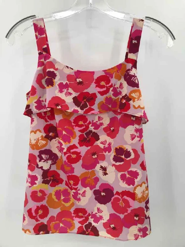 Pre-Owned Cabi Pink Size XS Floral Tank Top chic tank top