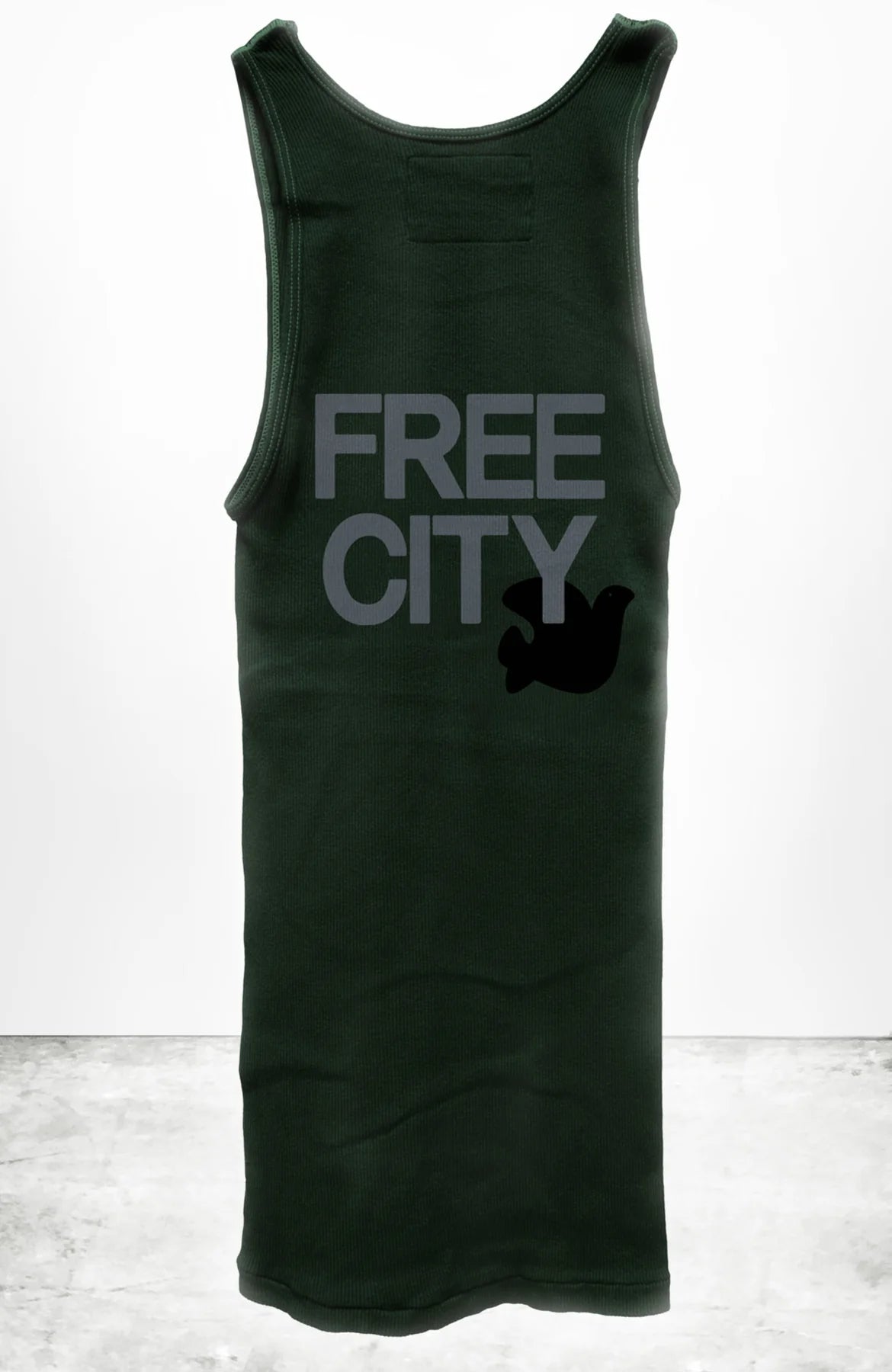 FREECITY RTU/1999 SUPERVINTAGE TANK - TENTGREENS playful tank top