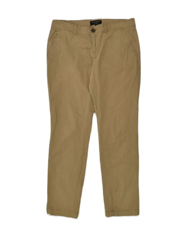 BANANA REPUBLIC Womens Girlfriend Chino Trousers US 6 Medium W32 L28 Khaki Trousers Cargo pockets