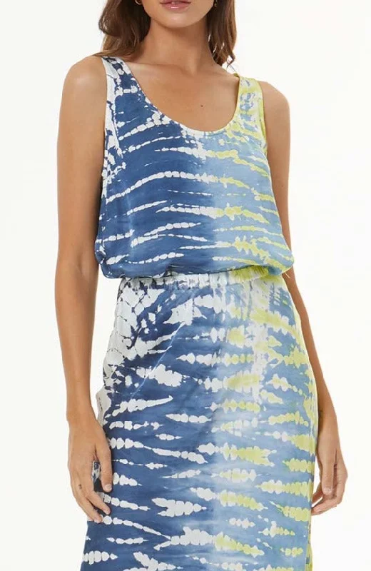 Davina Scoop Tie Dye Tank relaxed fit tank