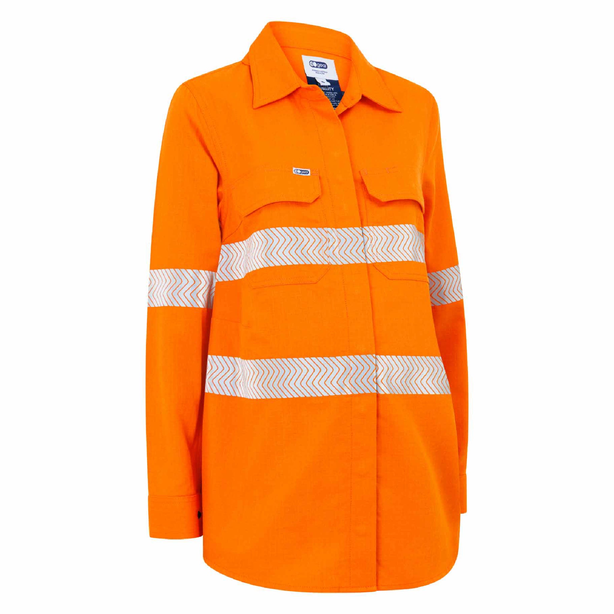 Maternity FR Hi Vis Work Shirt Anti-Pilling Machine Wash Handmade